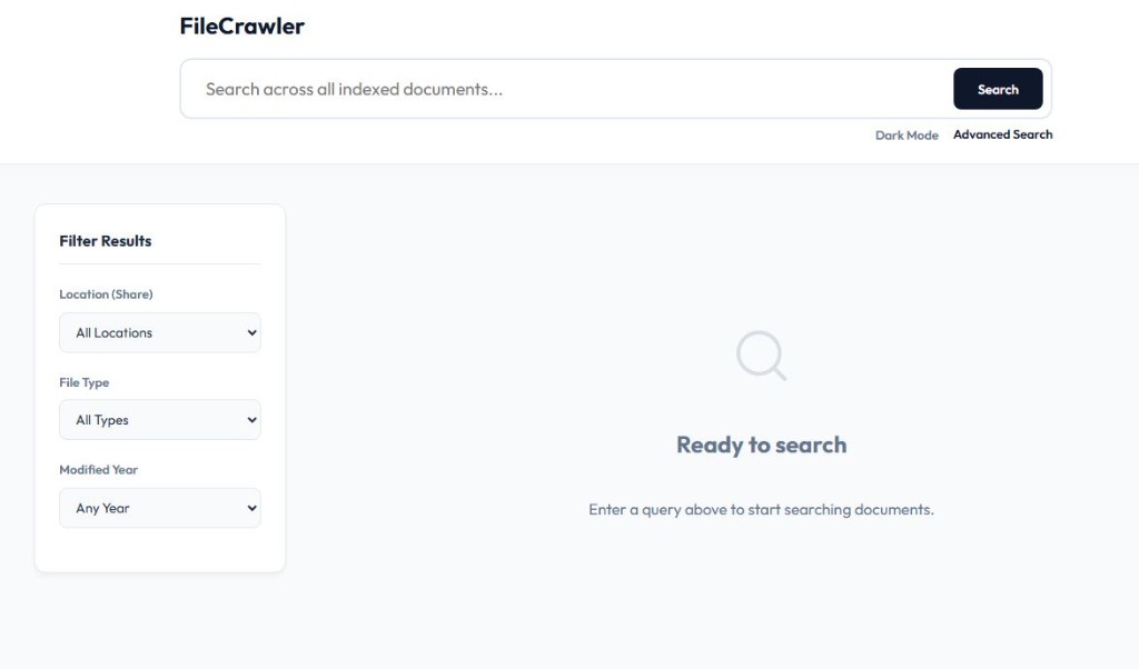 File Search Interface